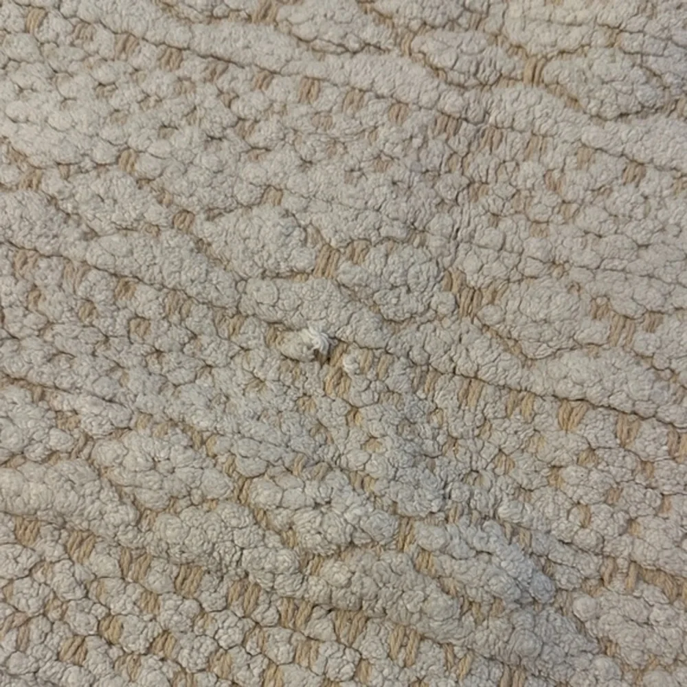 Cream and Tan Bathroom Rugs - Set of 2